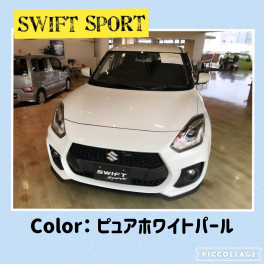 SWIFT SPORTS ショールームに登場！